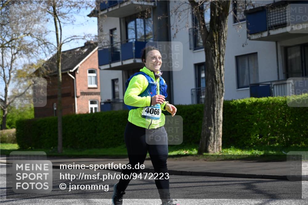 12.04.2026 - 45. Internationalen Wilhelmsburger Insellauf J. Mangold http://msf.ph/oto/9472223 12.04.2026 11:29:09 Ziel 4066, 3545, 4589, 4784 meine-sportfotos.de