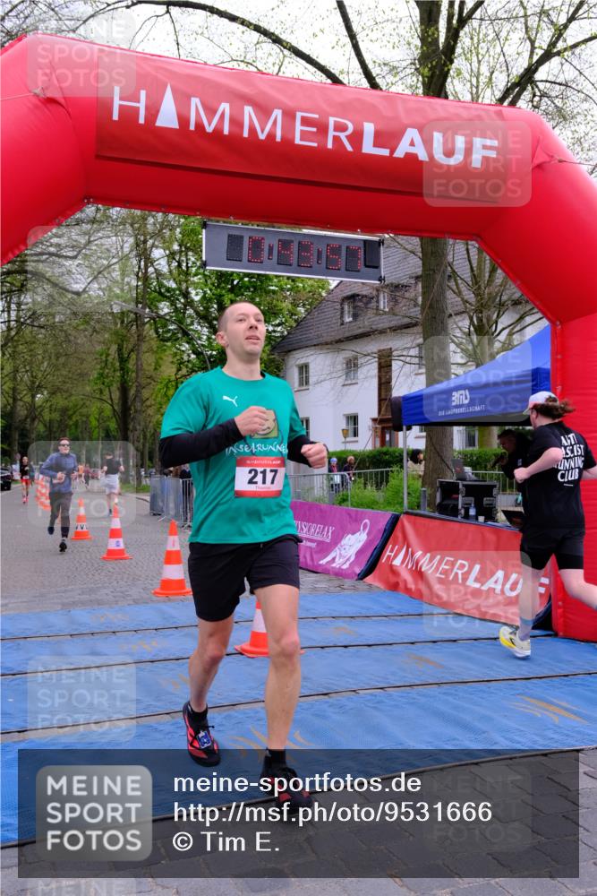 19.04.2026 - Hammer Lauf Tim E. http://msf.ph/oto/9531666 19.04.2026 10:29:05 Ziel 217, 806, 1007, 1182 meine-sportfotos.de