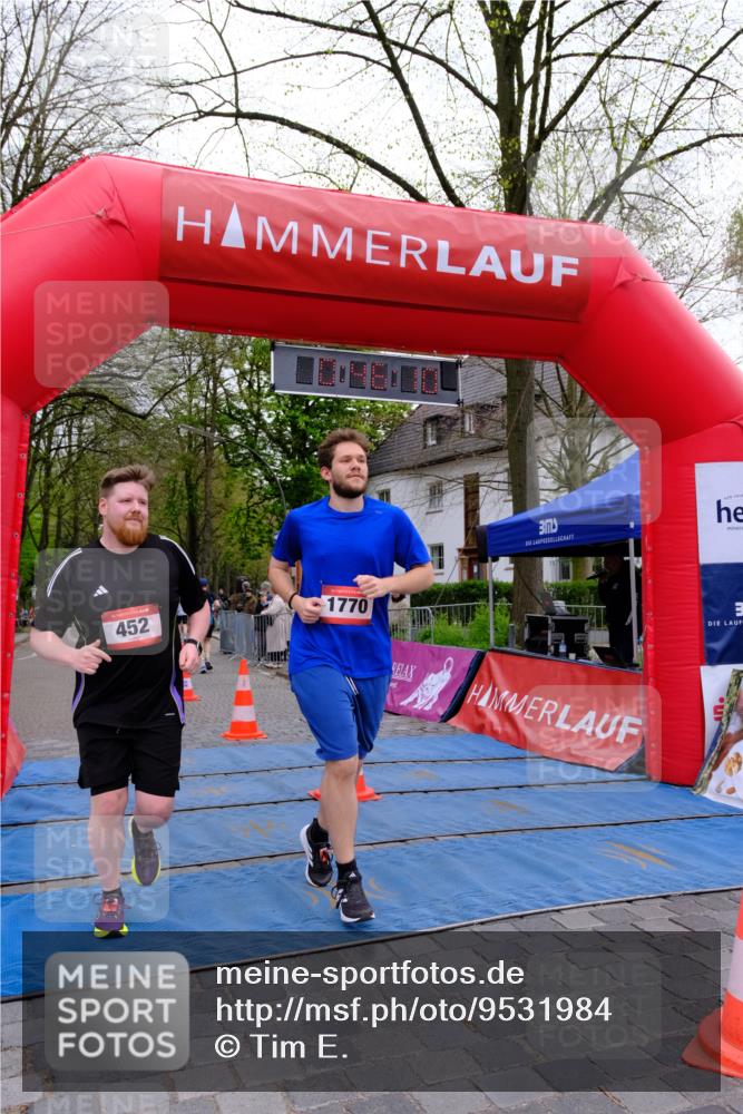 19.04.2026 - Hammer Lauf Tim E. http://msf.ph/oto/9531984 19.04.2026 10:31:18 Ziel 452, 1770, 1859 meine-sportfotos.de