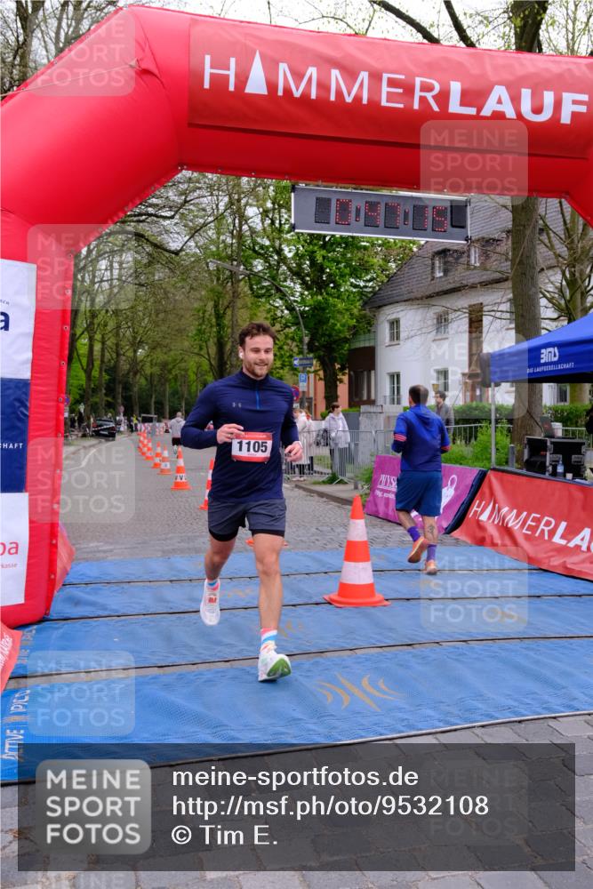 19.04.2026 - Hammer Lauf Tim E. http://msf.ph/oto/9532108 19.04.2026 10:32:23 Ziel 505, 585, 934, 966, 1105 meine-sportfotos.de
