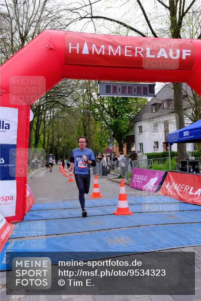 19.04.2026 - Hammer Lauf Tim E. http://msf.ph/oto/9534323 19.04.2026 10:38:45 Ziel 1738 meine-sportfotos.de