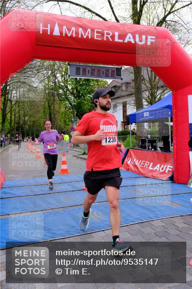 19.04.2026 - Hammer Lauf Tim E. http://msf.ph/oto/9535147 19.04.2026 10:43:57 Ziel 251, 733, 1230, 1830 meine-sportfotos.de