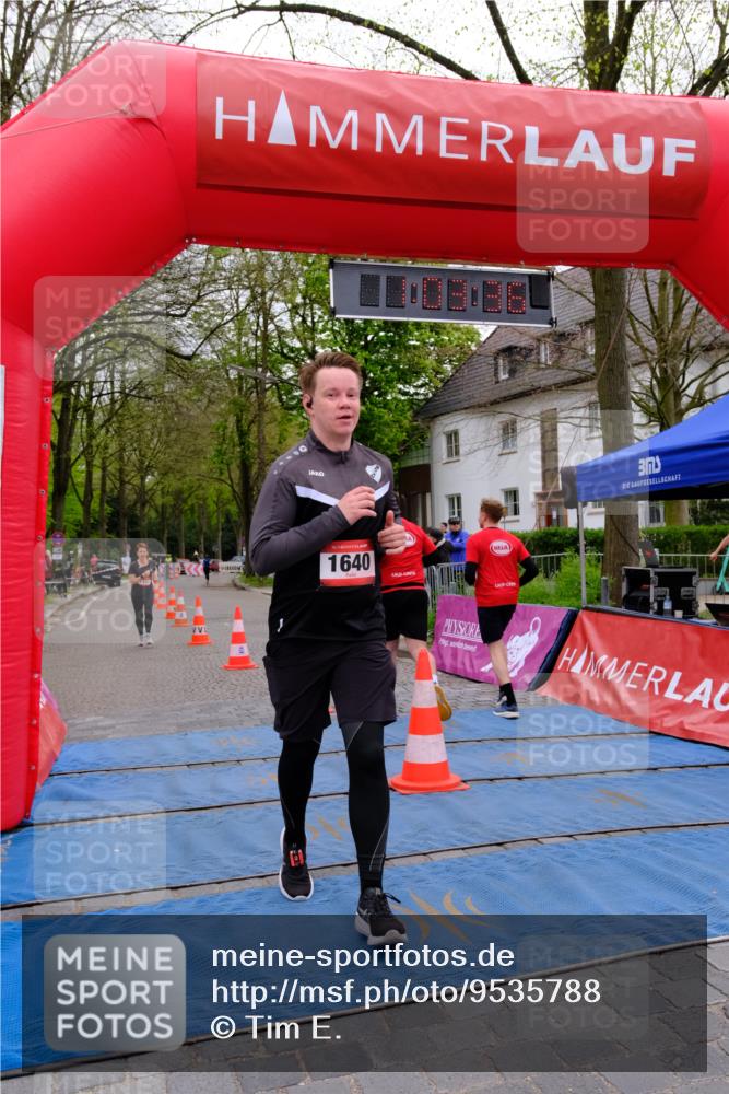 19.04.2026 - Hammer Lauf Tim E. http://msf.ph/oto/9535788 19.04.2026 10:48:44 Ziel 1032, 1333, 1640 meine-sportfotos.de