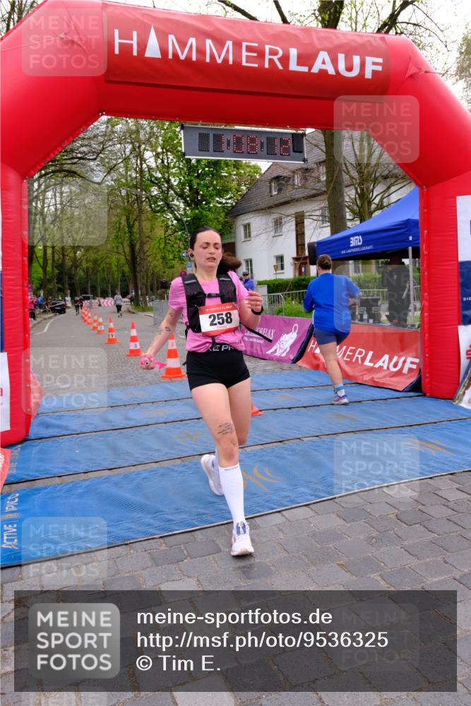 19.04.2026 - Hammer Lauf Tim E. http://msf.ph/oto/9536325 19.04.2026 10:53:20 Ziel 229, 230, 258, 289, 425, 1063 meine-sportfotos.de