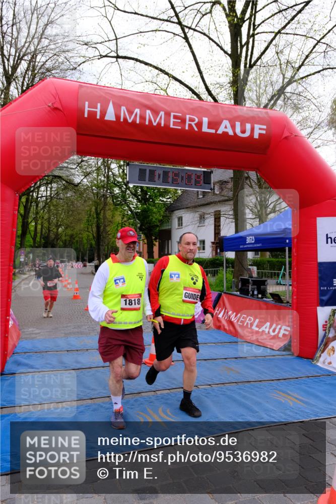 19.04.2026 - Hammer Lauf Tim E. http://msf.ph/oto/9536982 19.04.2026 11:00:17 Ziel 312, 1818 meine-sportfotos.de