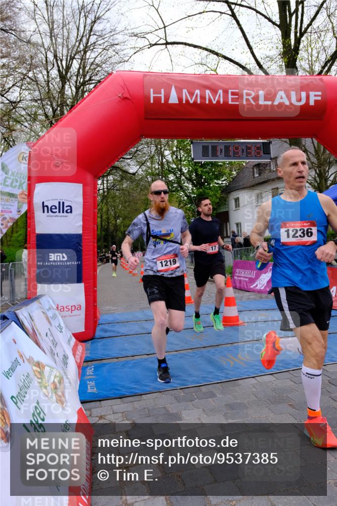 19.04.2026 - Hammer Lauf Tim E. http://msf.ph/oto/9537385 19.04.2026 11:04:45 Ziel 17, 574, 862, 1219, 1236, 1747 meine-sportfotos.de