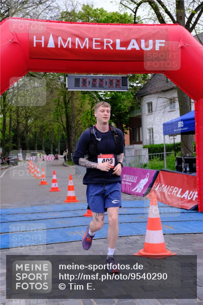 19.04.2026 - Hammer Lauf Tim E. http://msf.ph/oto/9540290 19.04.2026 11:44:18 Ziel 7, 409, 1255 meine-sportfotos.de