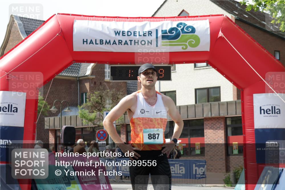 10.05.2026 - 8. Wedeler Halbmarathon Yannick Fuchs http://msf.ph/oto/9699556 10.05.2026 11:14:09 Ziel 887 meine-sportfotos.de