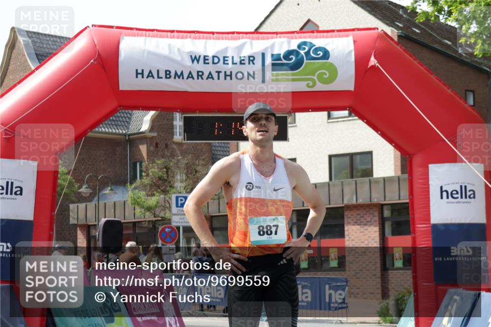 10.05.2026 - 8. Wedeler Halbmarathon Yannick Fuchs http://msf.ph/oto/9699559 10.05.2026 11:14:09 Ziel 887 meine-sportfotos.de