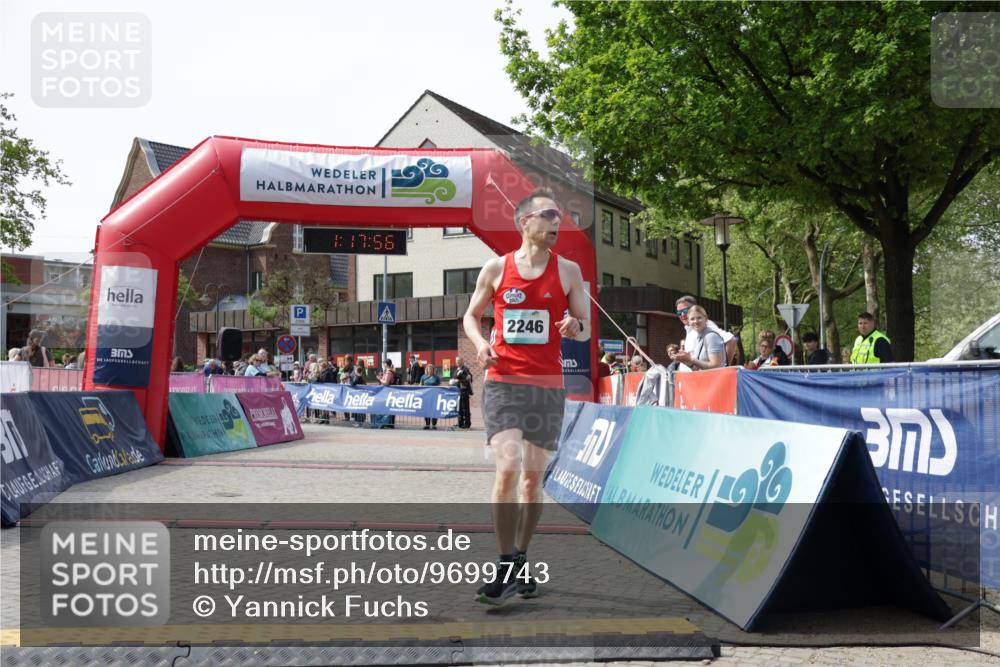 10.05.2026 - 8. Wedeler Halbmarathon Yannick Fuchs http://msf.ph/oto/9699743 10.05.2026 11:17:56 Ziel 774, 2246 meine-sportfotos.de