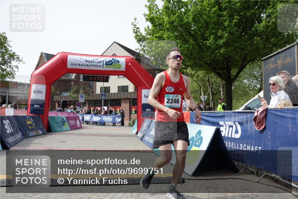 10.05.2026 - 8. Wedeler Halbmarathon Yannick Fuchs http://msf.ph/oto/9699751 10.05.2026 11:17:57 Ziel 774, 2246 meine-sportfotos.de