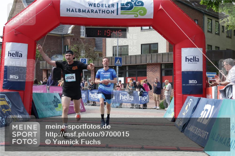 10.05.2026 - 8. Wedeler Halbmarathon Yannick Fuchs http://msf.ph/oto/9700015 10.05.2026 11:19:44 Ziel 279, 442, 2025 meine-sportfotos.de