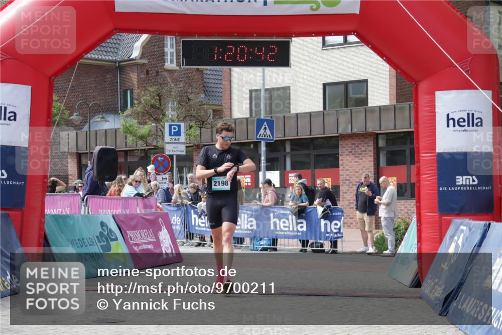 10.05.2026 - 8. Wedeler Halbmarathon Yannick Fuchs http://msf.ph/oto/9700211 10.05.2026 11:20:42 Ziel 791, 2198 meine-sportfotos.de