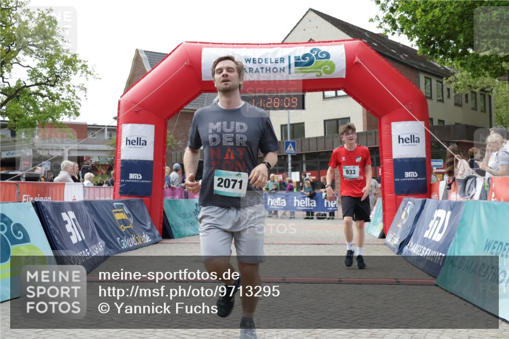 10.05.2026 - 8. Wedeler Halbmarathon Yannick Fuchs http://msf.ph/oto/9713295 10.05.2026 11:28:07 Ziel 855, 933, 2071, 2211 meine-sportfotos.de