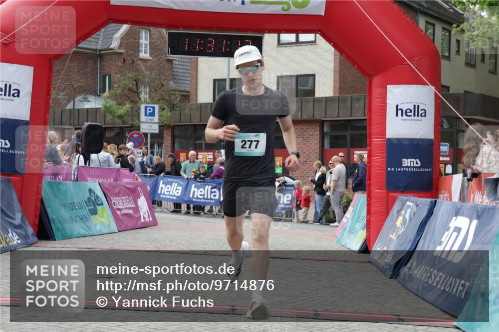 10.05.2026 - 8. Wedeler Halbmarathon Yannick Fuchs http://msf.ph/oto/9714876 10.05.2026 11:31:15 Ziel 277, 852 meine-sportfotos.de