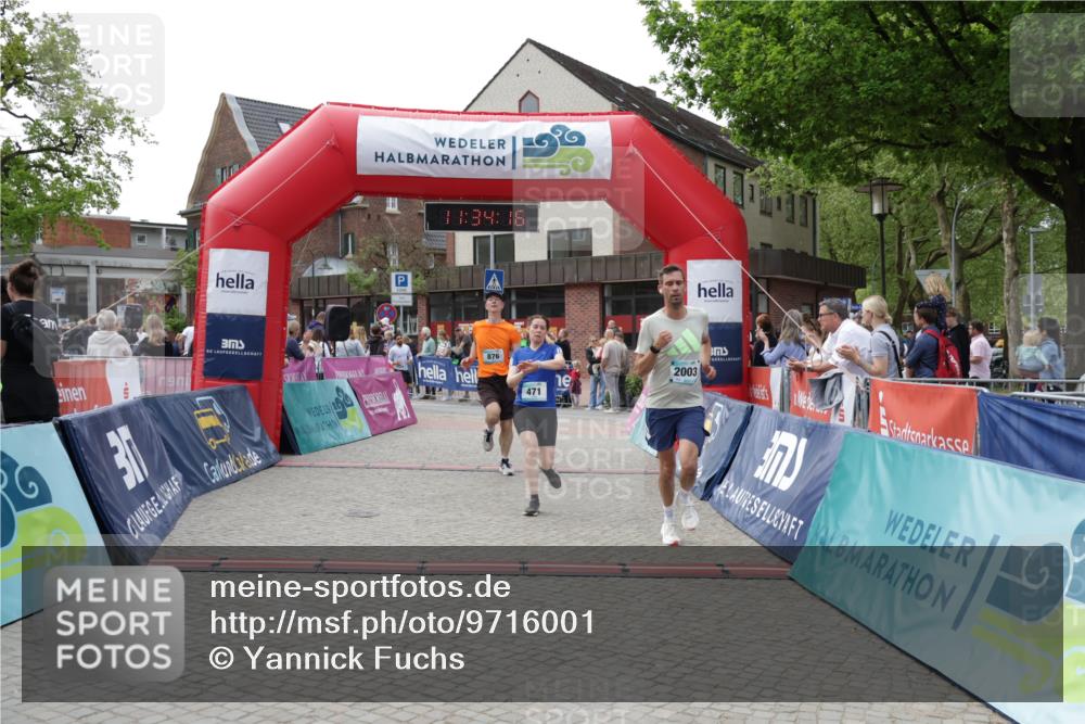 10.05.2026 - 8. Wedeler Halbmarathon Yannick Fuchs http://msf.ph/oto/9716001 10.05.2026 11:34:15 Ziel 471, 876, 913, 2003, 2029 meine-sportfotos.de