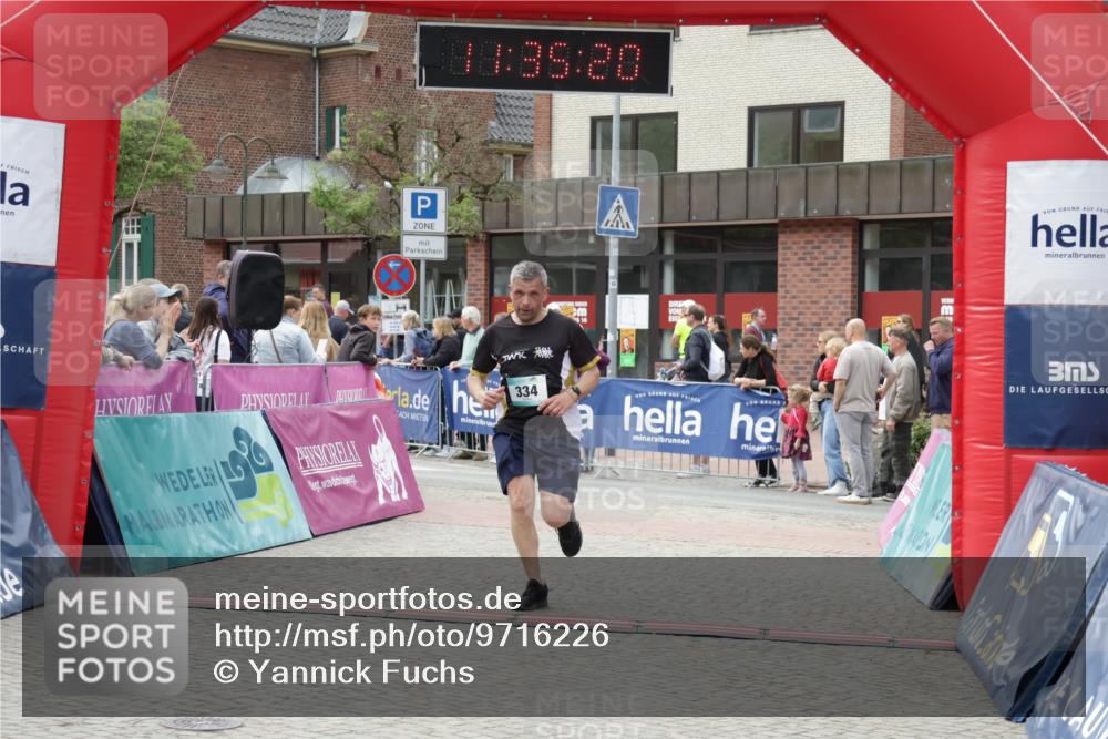 10.05.2026 - 8. Wedeler Halbmarathon Yannick Fuchs http://msf.ph/oto/9716226 10.05.2026 11:35:19 Ziel 44, 334 meine-sportfotos.de