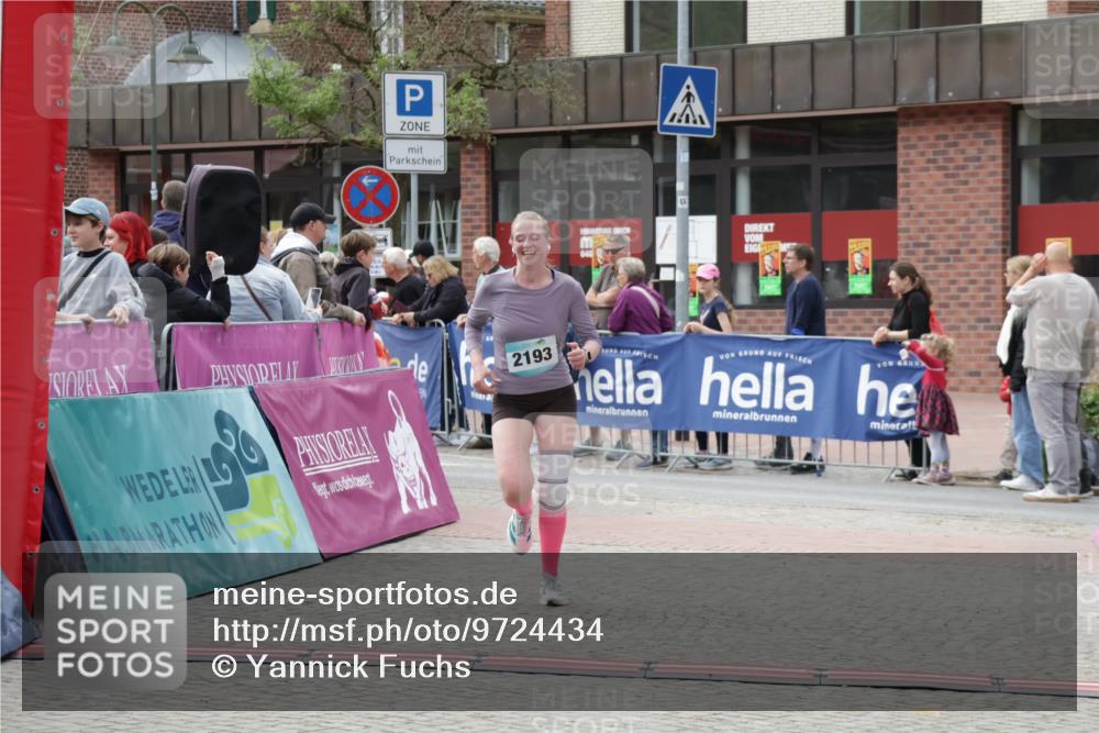 10.05.2026 - 8. Wedeler Halbmarathon Yannick Fuchs http://msf.ph/oto/9724434 10.05.2026 11:37:17 Ziel 869, 2193 meine-sportfotos.de