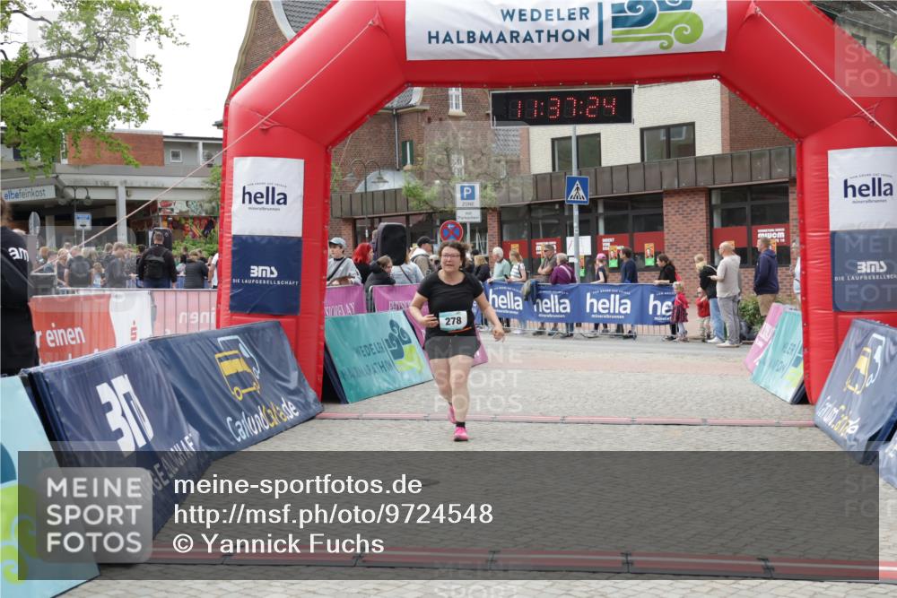 10.05.2026 - 8. Wedeler Halbmarathon Yannick Fuchs http://msf.ph/oto/9724548 10.05.2026 11:37:23 Ziel 278, 2193 meine-sportfotos.de