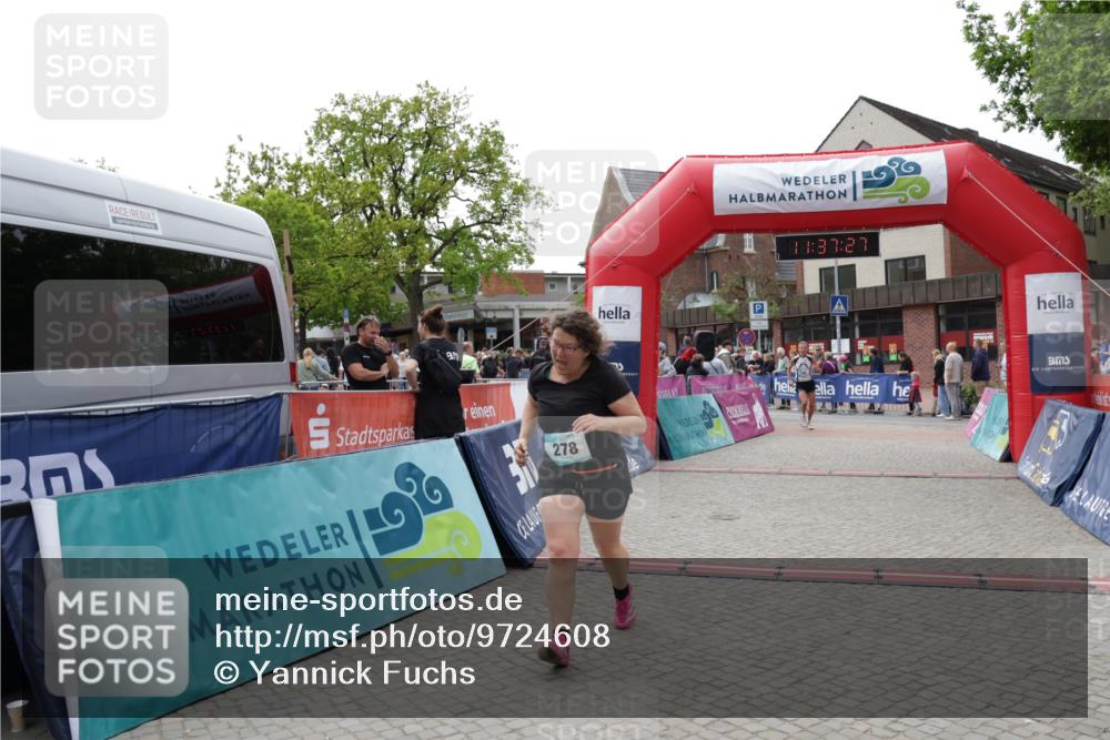 10.05.2026 - 8. Wedeler Halbmarathon Yannick Fuchs http://msf.ph/oto/9724608 10.05.2026 11:37:25 Ziel 180, 278 meine-sportfotos.de