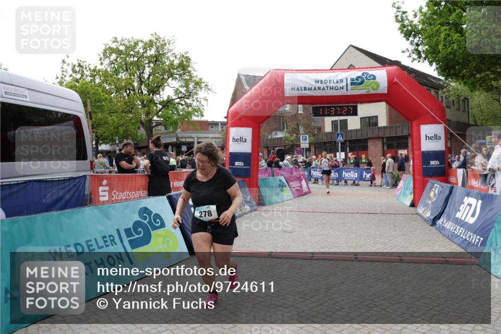 10.05.2026 - 8. Wedeler Halbmarathon Yannick Fuchs http://msf.ph/oto/9724611 10.05.2026 11:37:25 Ziel 180, 278 meine-sportfotos.de