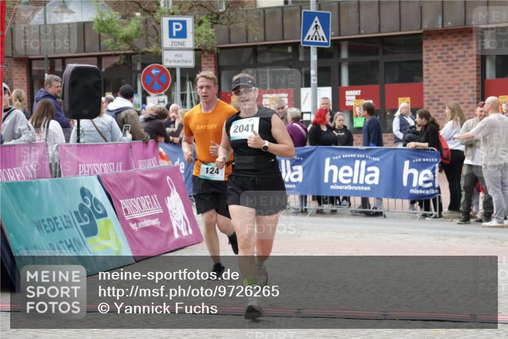 10.05.2026 - 8. Wedeler Halbmarathon Yannick Fuchs http://msf.ph/oto/9726265 10.05.2026 11:39:37 Ziel 124, 750, 2041 meine-sportfotos.de