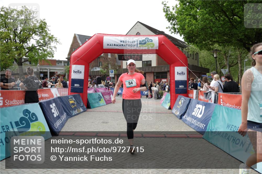 10.05.2026 - 8. Wedeler Halbmarathon Yannick Fuchs http://msf.ph/oto/9727715 10.05.2026 11:41:23 Ziel 54, 153, 868 meine-sportfotos.de