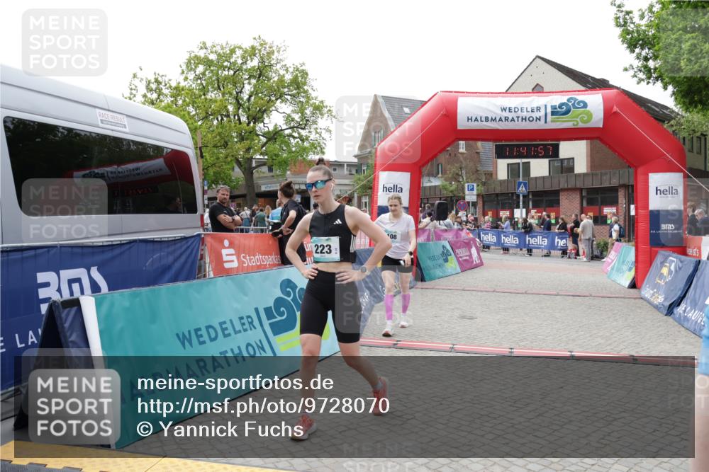 10.05.2026 - 8. Wedeler Halbmarathon Yannick Fuchs http://msf.ph/oto/9728070 10.05.2026 11:41:55 Ziel 108, 223 meine-sportfotos.de