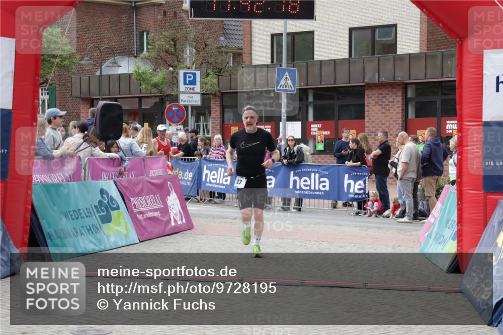 10.05.2026 - 8. Wedeler Halbmarathon Yannick Fuchs http://msf.ph/oto/9728195 10.05.2026 11:42:16 Ziel 127, 352 meine-sportfotos.de