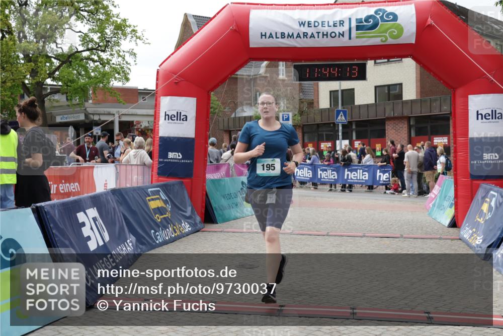 10.05.2026 - 8. Wedeler Halbmarathon Yannick Fuchs http://msf.ph/oto/9730037 10.05.2026 11:44:11 Ziel 195, 1016 meine-sportfotos.de