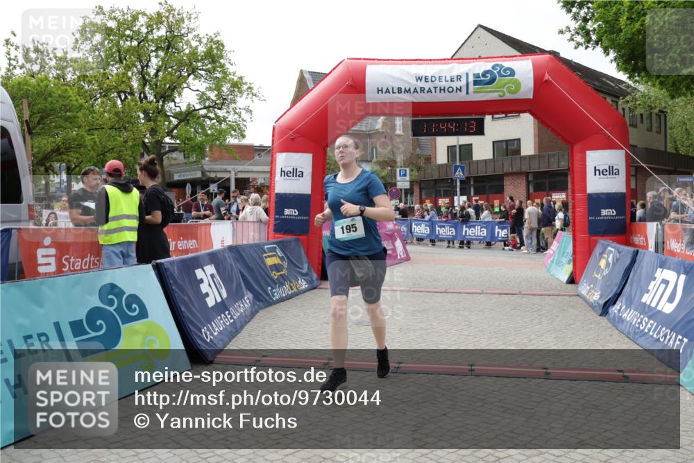 10.05.2026 - 8. Wedeler Halbmarathon Yannick Fuchs http://msf.ph/oto/9730044 10.05.2026 11:44:11 Ziel 195, 1016 meine-sportfotos.de