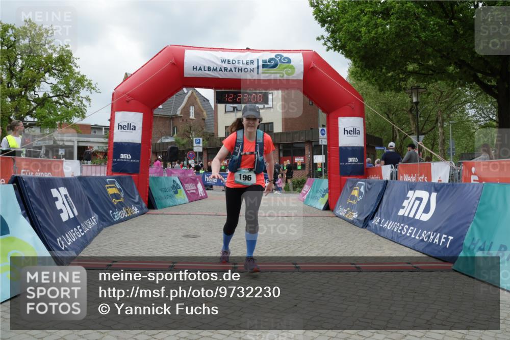 10.05.2026 - 8. Wedeler Halbmarathon Yannick Fuchs http://msf.ph/oto/9732230 10.05.2026 12:23:06 Ziel 196 meine-sportfotos.de