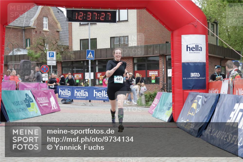 10.05.2026 - 8. Wedeler Halbmarathon Yannick Fuchs http://msf.ph/oto/9734134 10.05.2026 12:37:25 Ziel 104 meine-sportfotos.de