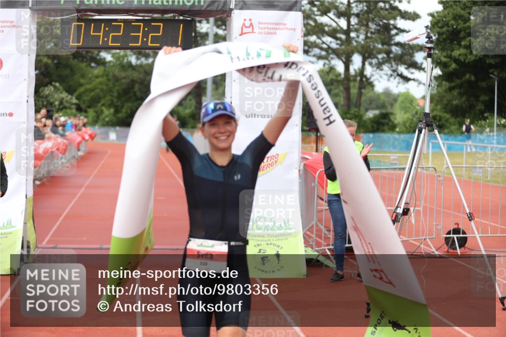 14.06.2026 - 7 Türme Triathlon Andreas Tolksdorf http://msf.ph/oto/9803356 14.06.2026 15:23:20 Ziel 848 meine-sportfotos.de