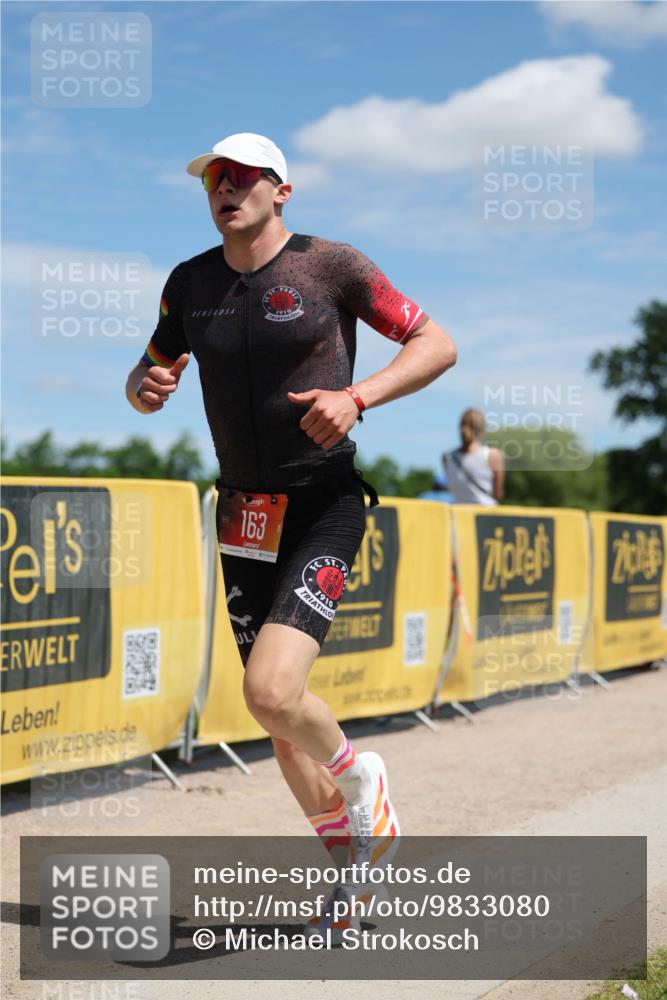 21.06.2026 - Viking Triathlon Michael Strokosch http://msf.ph/oto/9833080 21.06.2026 13:09:46 Laufen 163, 407 meine-sportfotos.de
