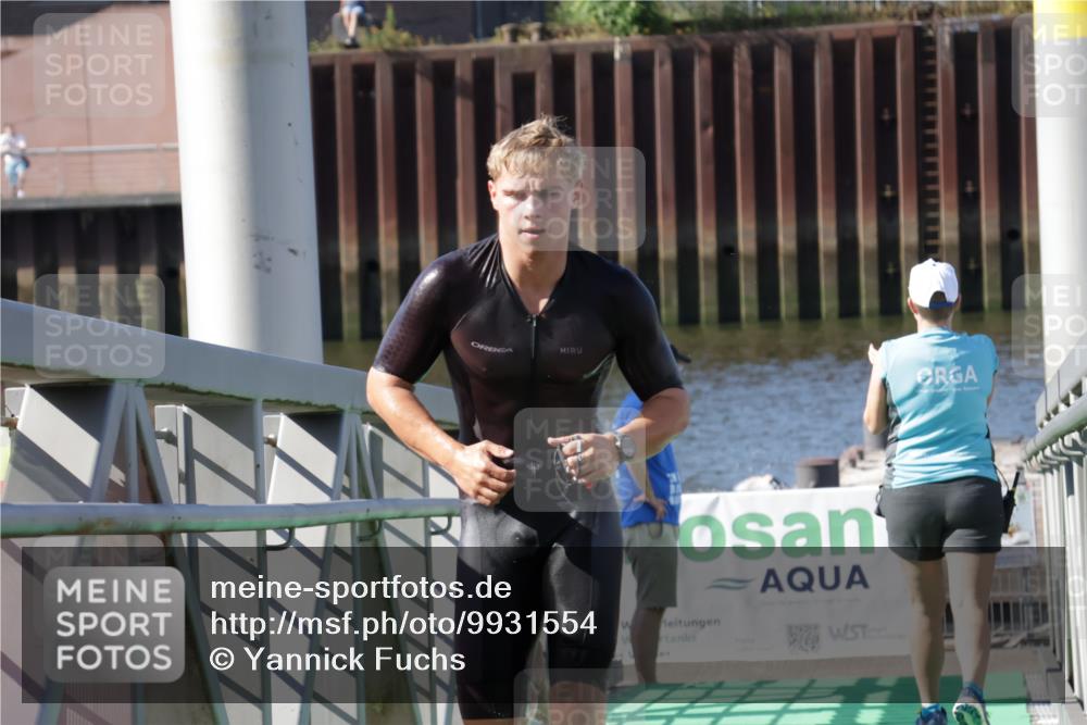 09.08.2026 - GEWOBA Citytriathlon Bremen Yannick Fuchs http://msf.ph/oto/9931554 09.08.2026 10:14:03 Schwimmen 291, 323, 336, 348 meine-sportfotos.de