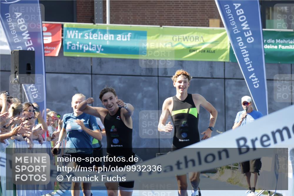 09.08.2026 - GEWOBA Citytriathlon Bremen Yannick Fuchs http://msf.ph/oto/9932336 09.08.2026 11:13:07 Ziel 231, 378 meine-sportfotos.de