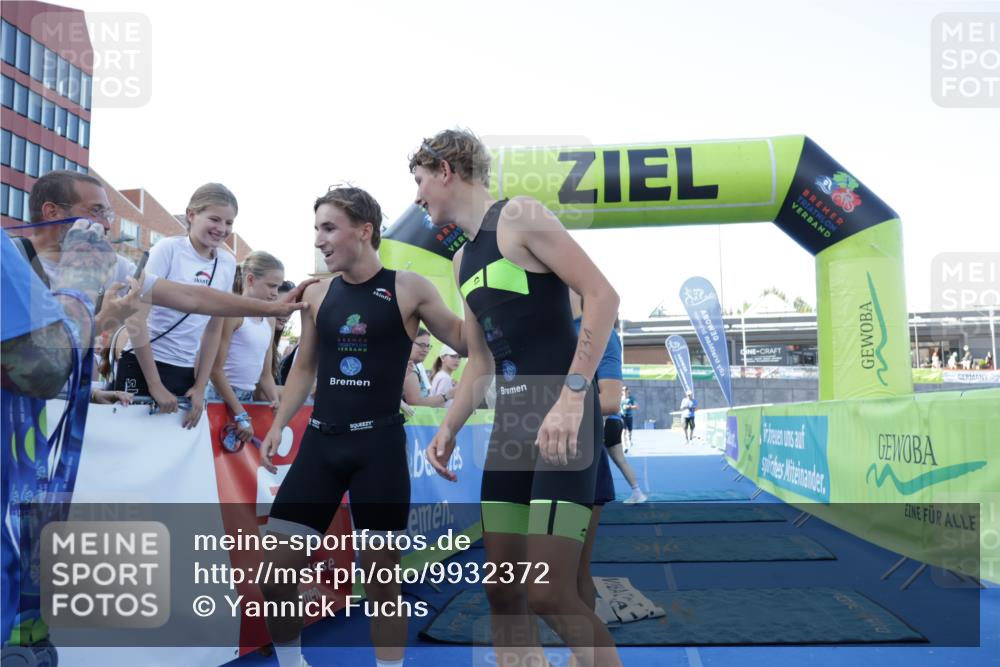 09.08.2026 - GEWOBA Citytriathlon Bremen Yannick Fuchs http://msf.ph/oto/9932372 09.08.2026 11:13:14 Ziel 360, 378 meine-sportfotos.de