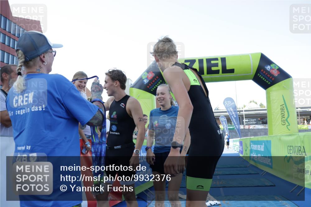 09.08.2026 - GEWOBA Citytriathlon Bremen Yannick Fuchs http://msf.ph/oto/9932376 09.08.2026 11:13:15 Ziel 360, 378 meine-sportfotos.de