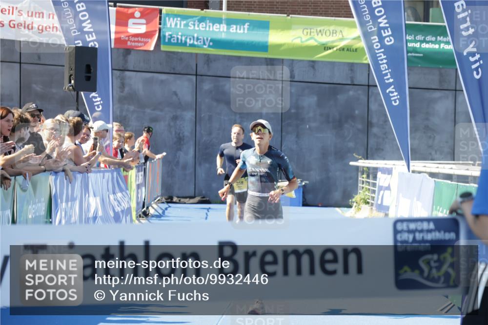 09.08.2026 - GEWOBA Citytriathlon Bremen Yannick Fuchs http://msf.ph/oto/9932446 09.08.2026 11:14:56 Ziel 517 meine-sportfotos.de