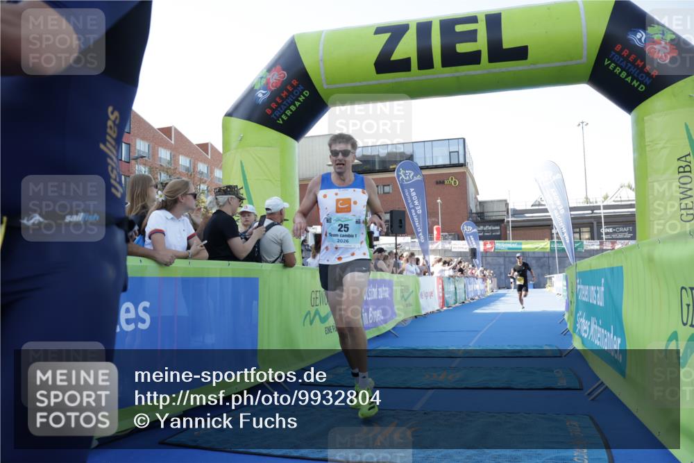 09.08.2026 - GEWOBA Citytriathlon Bremen Yannick Fuchs http://msf.ph/oto/9932804 09.08.2026 11:17:40 Ziel 25, 290, 376 meine-sportfotos.de