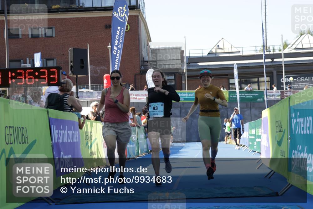 09.08.2026 - GEWOBA Citytriathlon Bremen Yannick Fuchs http://msf.ph/oto/9934683 09.08.2026 11:36:38 Ziel 93 meine-sportfotos.de