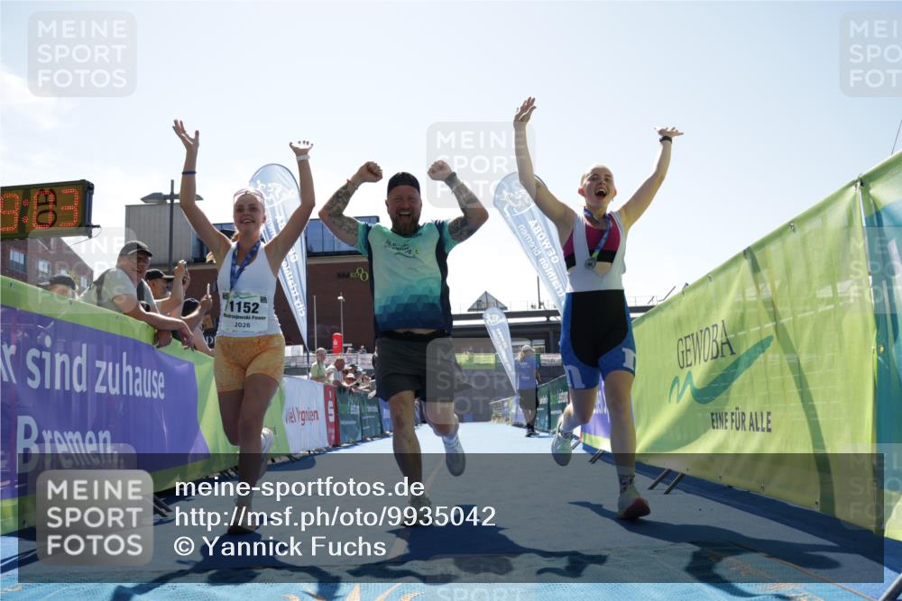 09.08.2026 - GEWOBA Citytriathlon Bremen Yannick Fuchs http://msf.ph/oto/9935042 09.08.2026 14:45:26 Ziel  meine-sportfotos.de