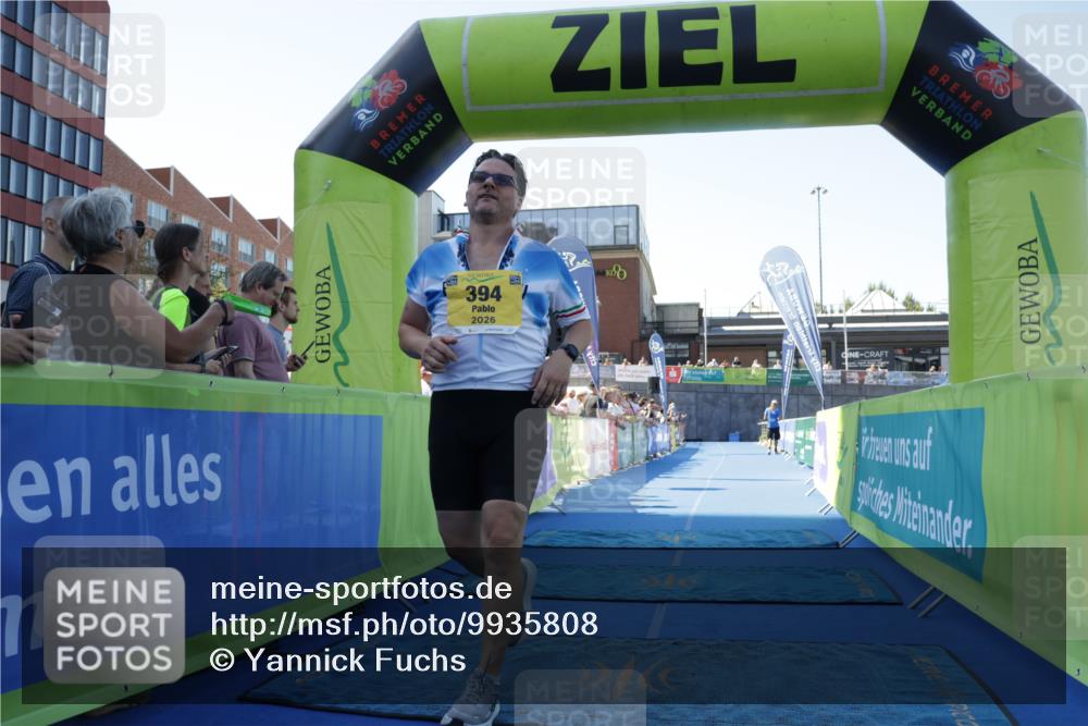 09.08.2026 - GEWOBA Citytriathlon Bremen Yannick Fuchs http://msf.ph/oto/9935808 09.08.2026 11:41:12 Ziel 45, 394 meine-sportfotos.de