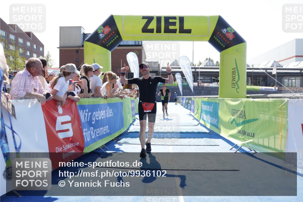 09.08.2026 - GEWOBA Citytriathlon Bremen Yannick Fuchs http://msf.ph/oto/9936102 09.08.2026 15:01:54 Ziel 185 meine-sportfotos.de