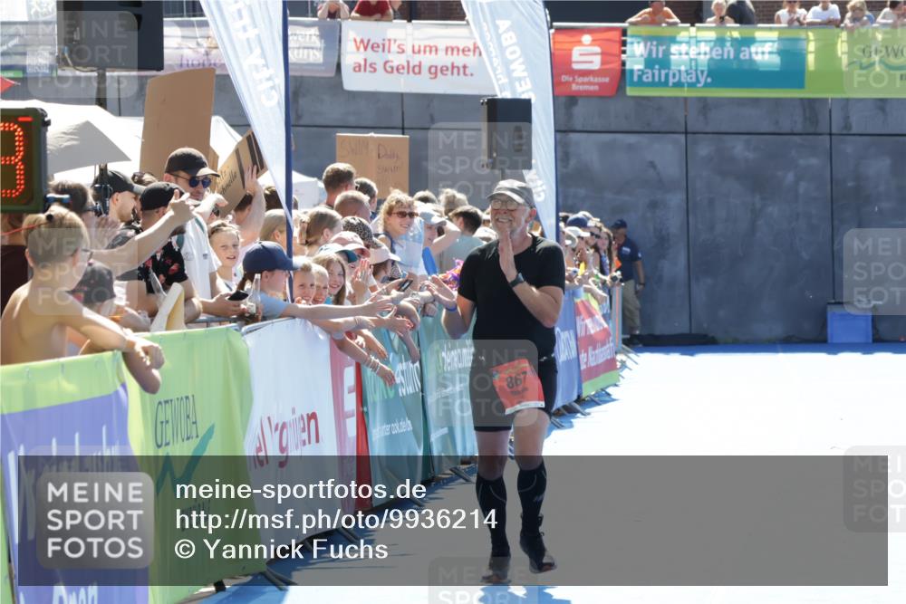 09.08.2026 - GEWOBA Citytriathlon Bremen Yannick Fuchs http://msf.ph/oto/9936214 09.08.2026 15:03:11 Ziel 867 meine-sportfotos.de