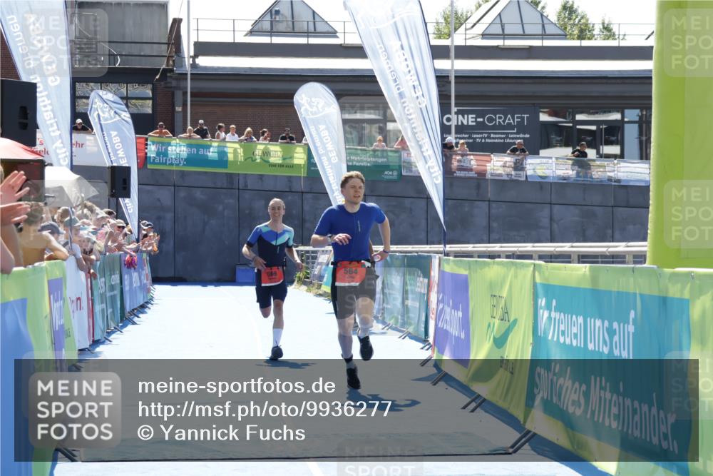 09.08.2026 - GEWOBA Citytriathlon Bremen Yannick Fuchs http://msf.ph/oto/9936277 09.08.2026 15:04:06 Ziel 564 meine-sportfotos.de