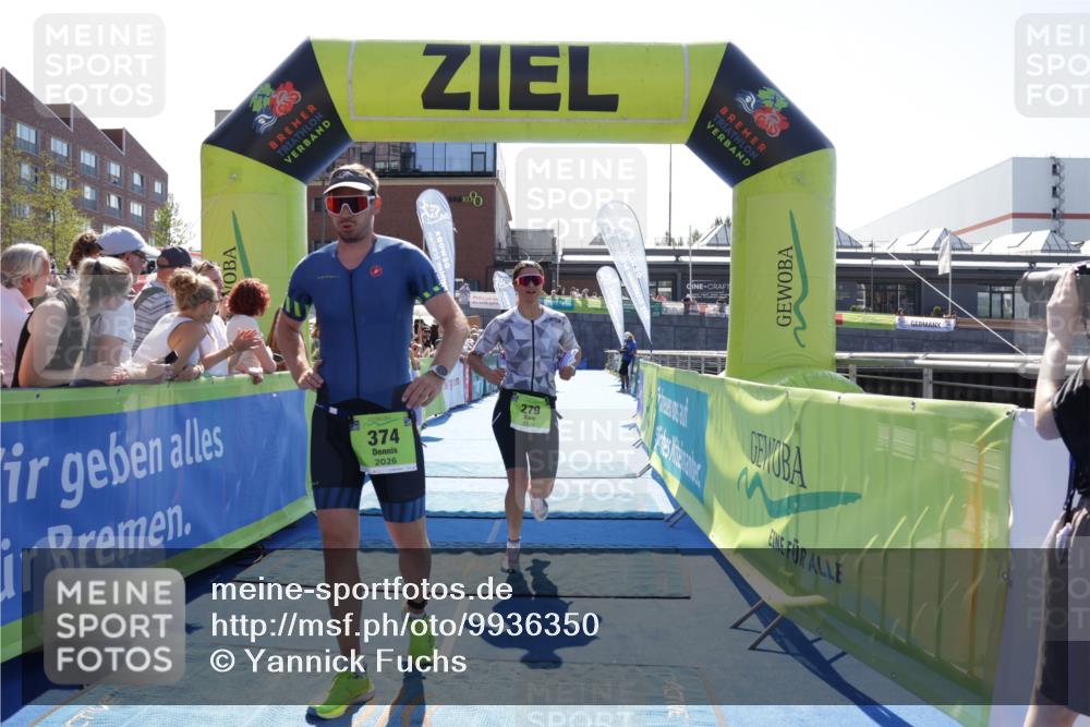 09.08.2026 - GEWOBA Citytriathlon Bremen Yannick Fuchs http://msf.ph/oto/9936350 09.08.2026 15:04:58 Ziel 35, 279, 374 meine-sportfotos.de