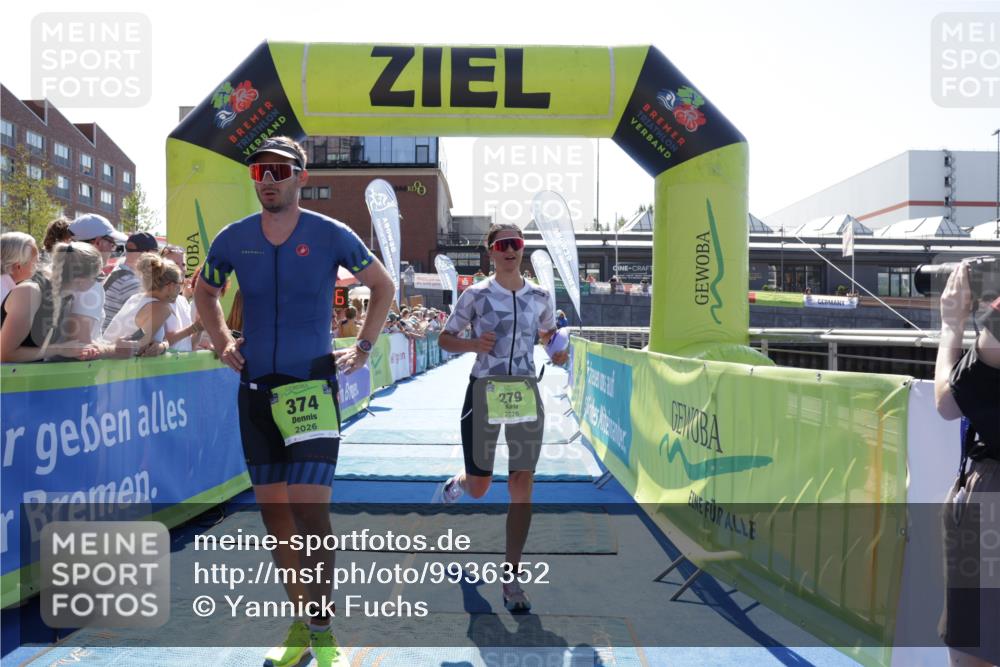 09.08.2026 - GEWOBA Citytriathlon Bremen Yannick Fuchs http://msf.ph/oto/9936352 09.08.2026 15:04:59 Ziel 35, 279, 374 meine-sportfotos.de