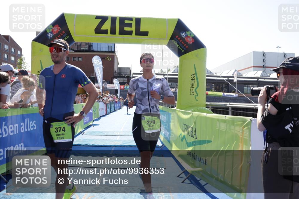 09.08.2026 - GEWOBA Citytriathlon Bremen Yannick Fuchs http://msf.ph/oto/9936353 09.08.2026 15:04:59 Ziel 35, 279, 374 meine-sportfotos.de